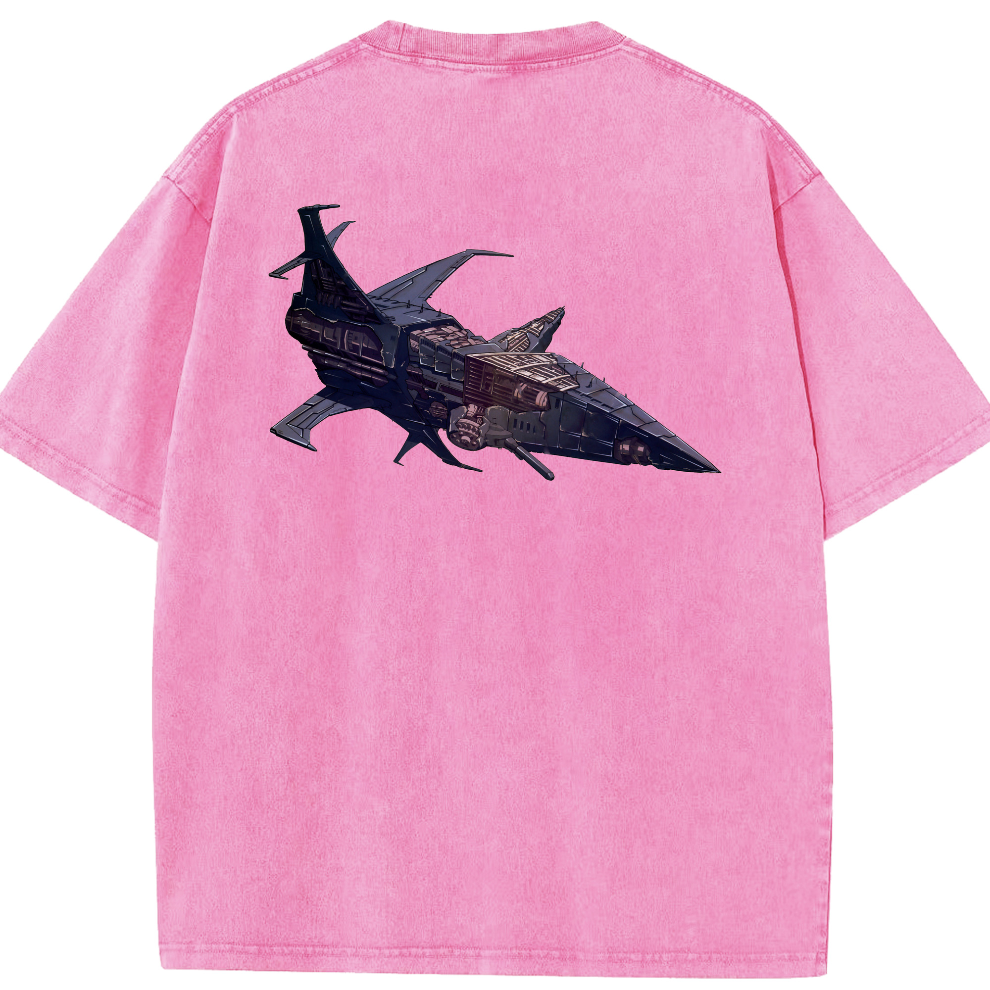 （画像用）  綿100% ヴィンテージ風 半袖Tシャツ（背面プリント）